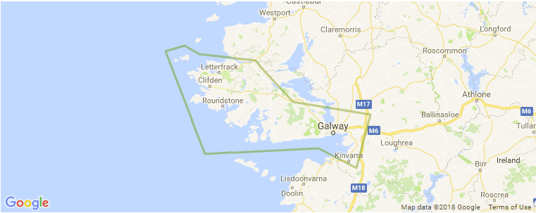 Galway surf map
