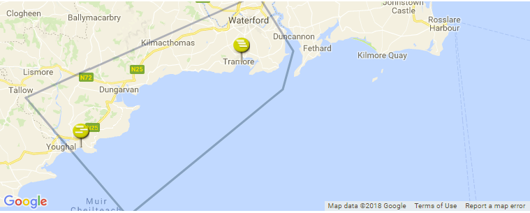 Waterford surf map