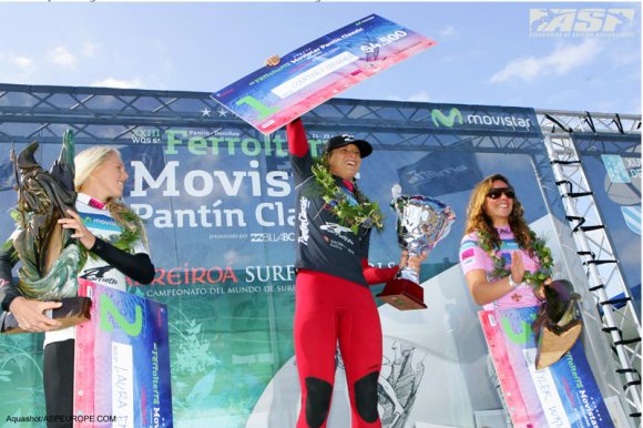 Courtney Conlogue Podium Cabreiroa Surfing Girls