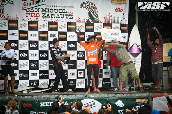 Gabriel Medina wins the San Miguel Pro Zarautz