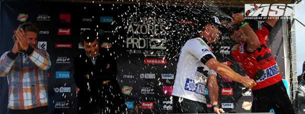 C.J.Hobgood on the winners podium