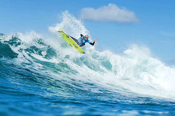 Mick Fanning winning the 2015 Rip Curl Pro Bells Beach