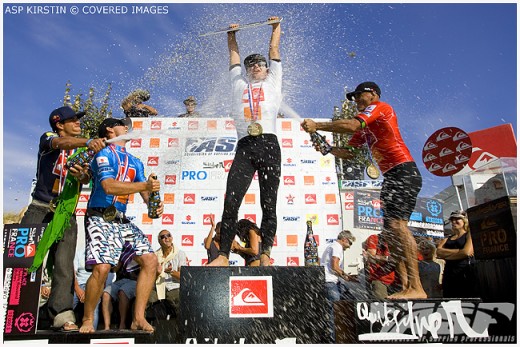 Adrian Buchan Beats Kelly Slater to be Crowned Quiksilver Pro France Champion