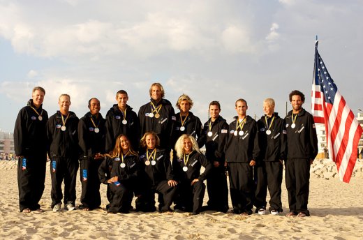 Surfing America 2008 Team Line Photo