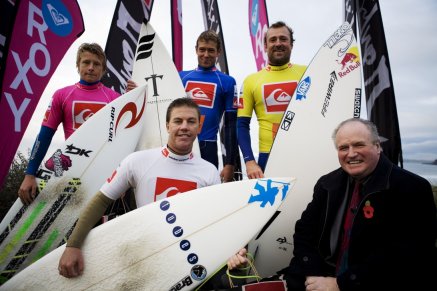 Mens Finalists of the Portrush Quiksilver Open