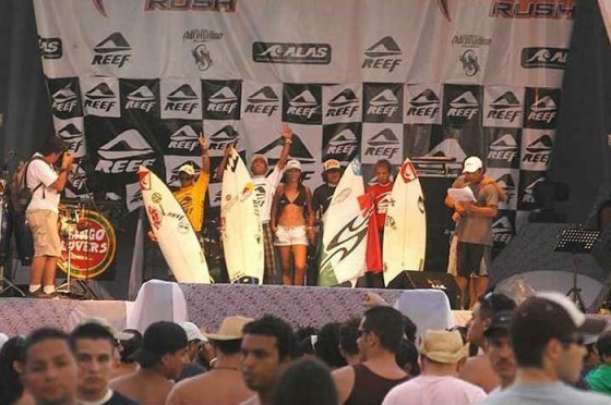 Magnum Martínez finished the Reef Classic Costa Rica in the third position