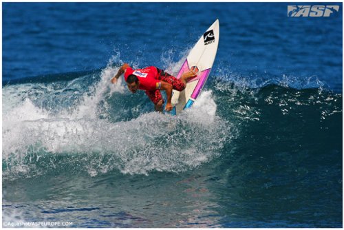 William Cardoso of Brazil winning the First Ever Azores Islands Pro Title