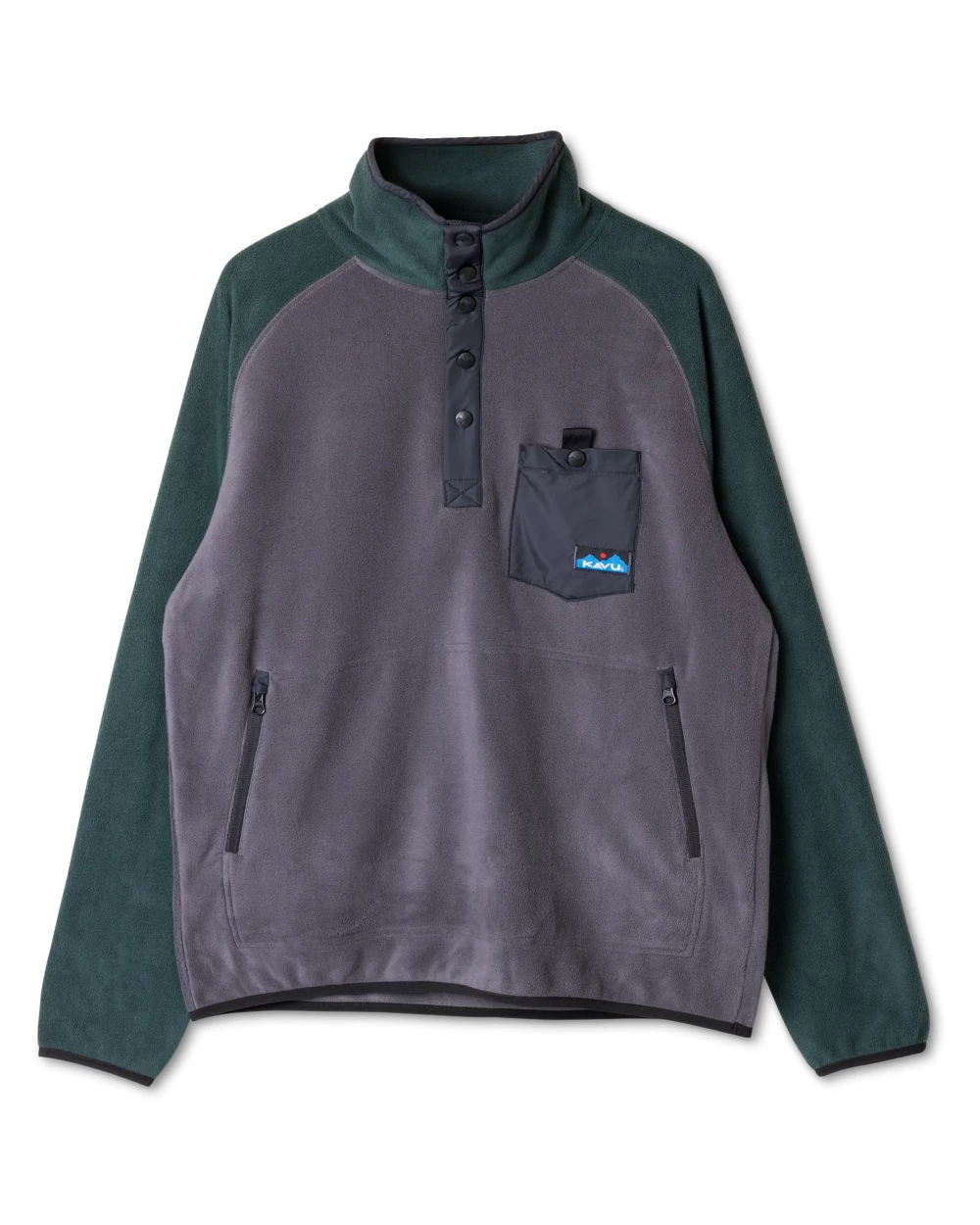 Kavu  Teannaway Fleece In Black Hills Spruce