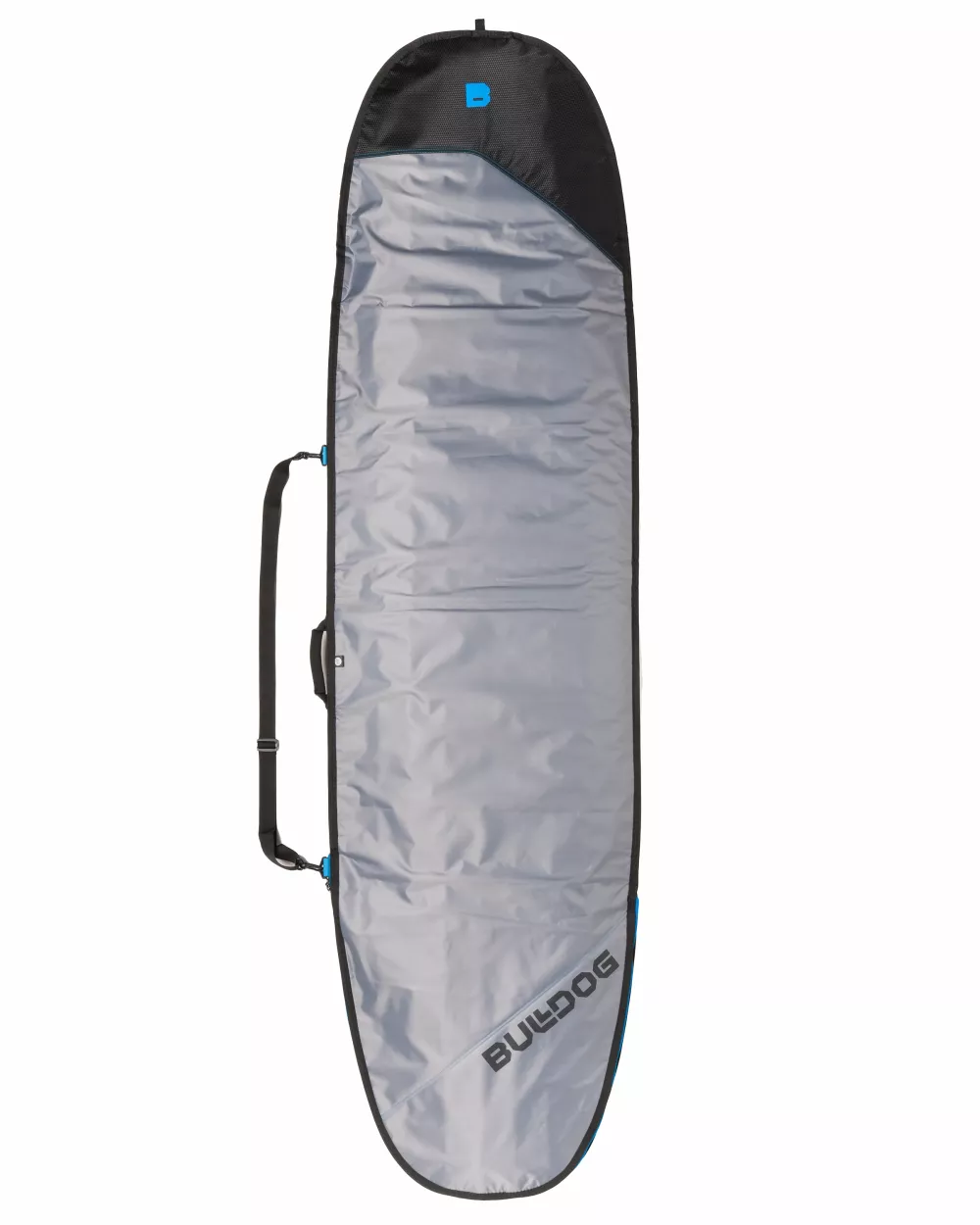 Bulldog  Essential 5mm Mini Mal Surfboard Bag In Grey & Cyan