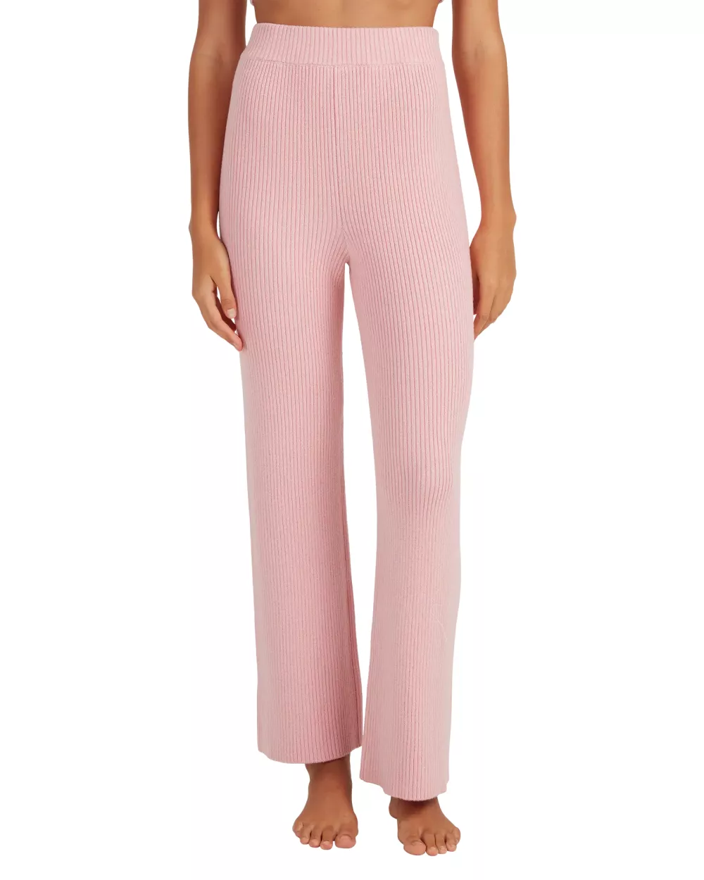 Billabong  Sandstorm Knit Trousers In Pale Pink