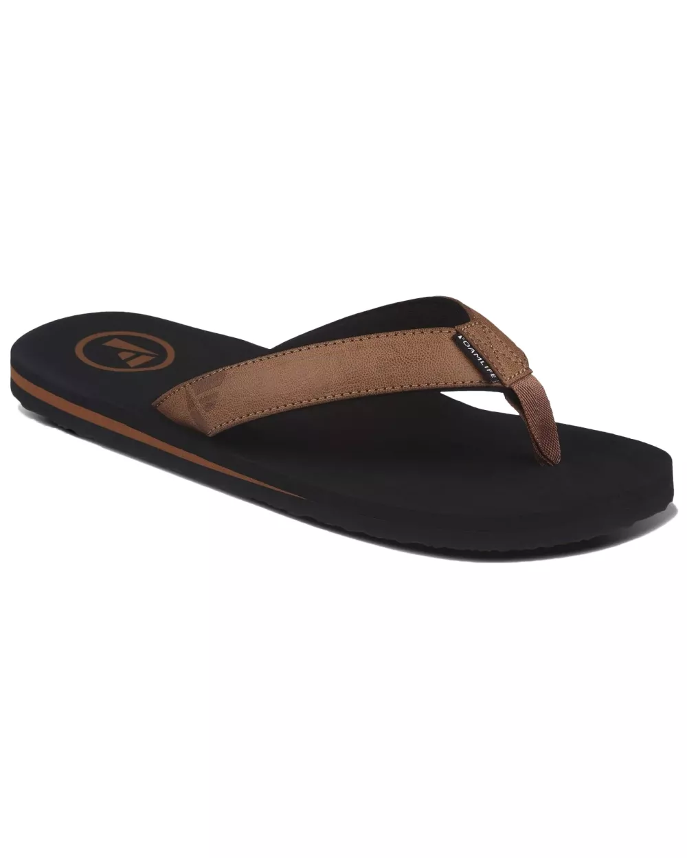 Foamlife  Seales Mens Flip Flops In Black