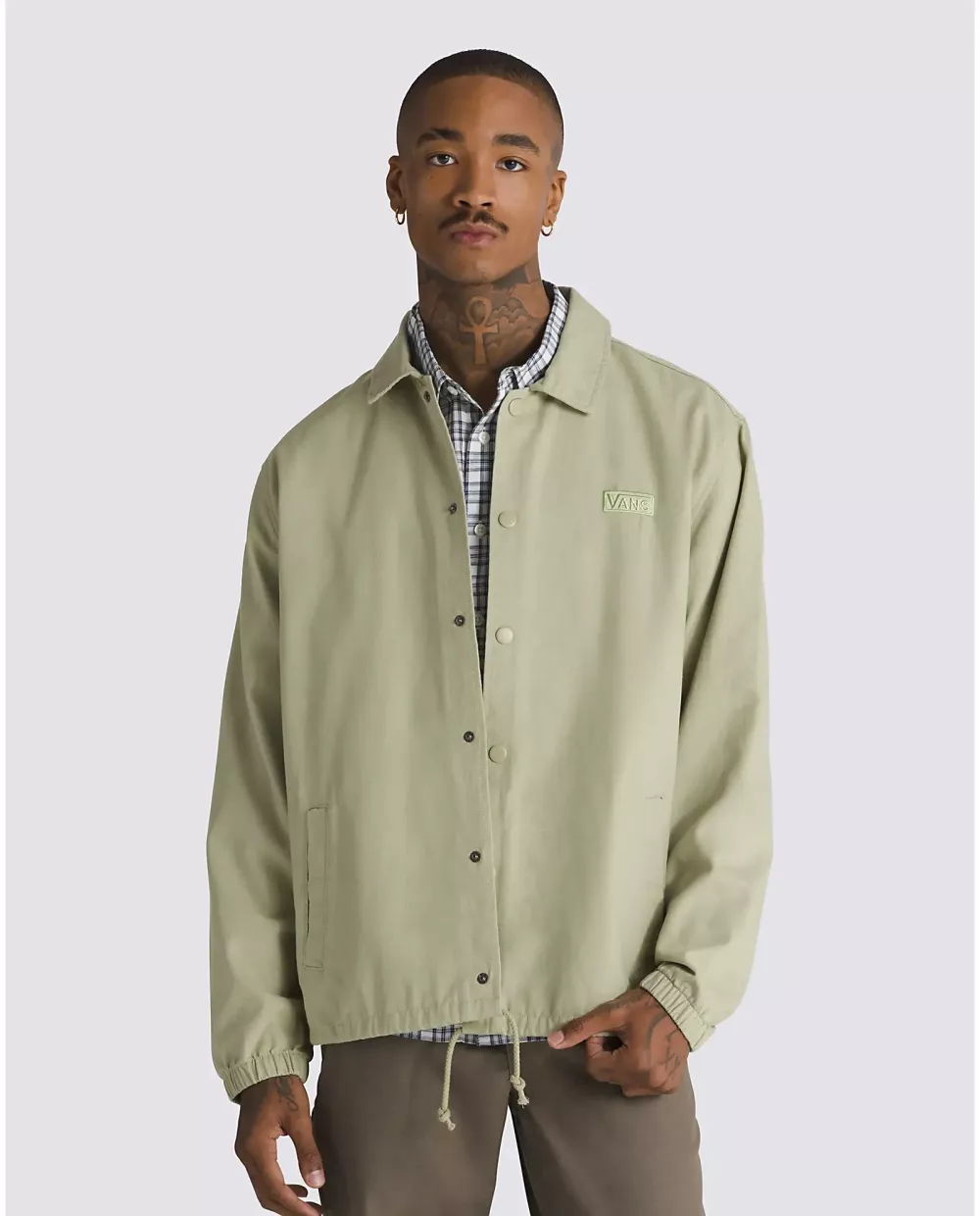 Vans  Torrey Canvas Coach Jacket In Elm