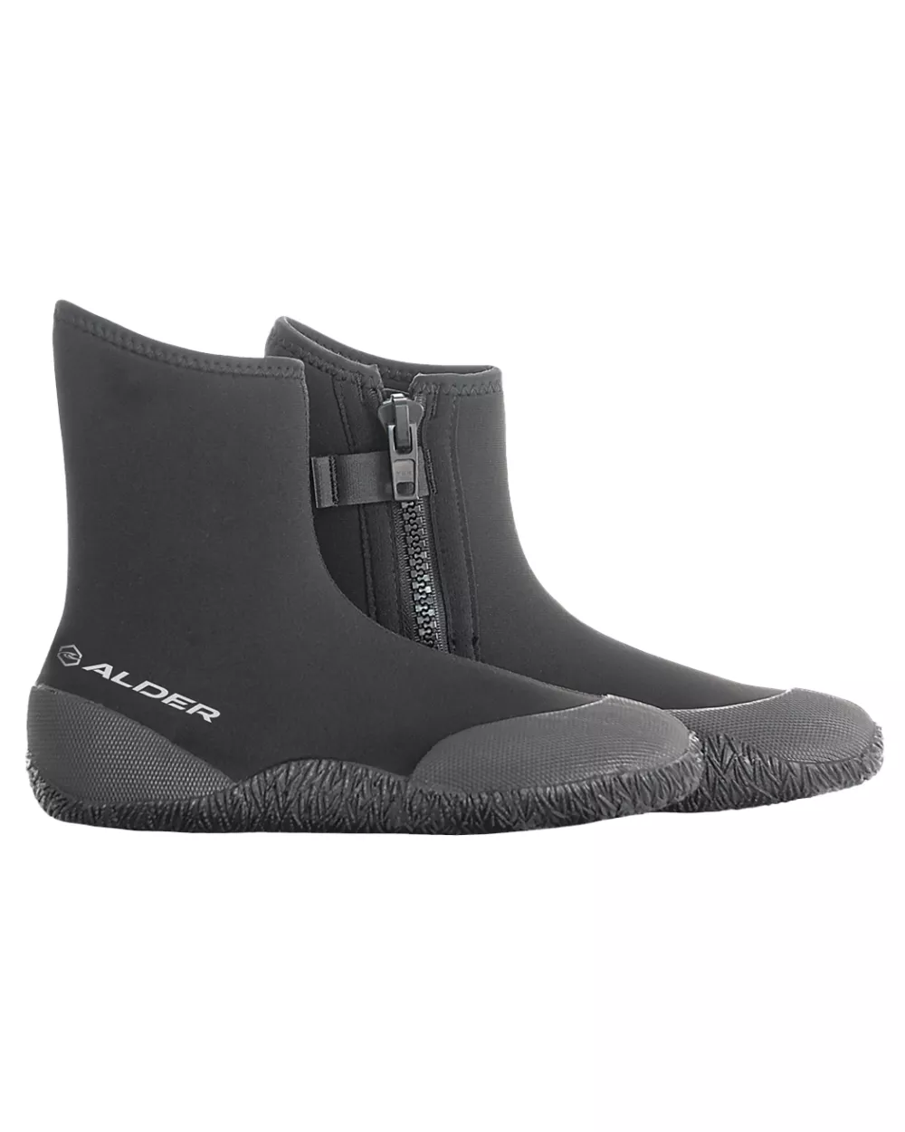 Alder  5mm Zipped Wetsuit Boots In Black